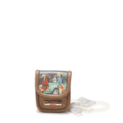 LLAVERO CON PORTA AUDIFONOS Y PULSERA DE PERLAS NIKKY