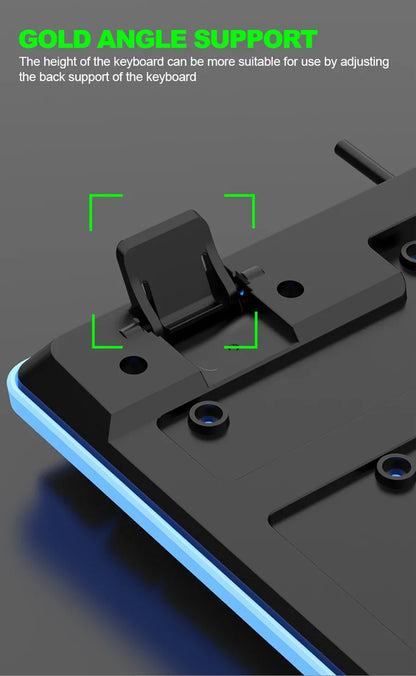 NG GTX350 Gaming Keyboard Mouse Combos Computer Laptop Backlight Gamer Kit LED Wired Usb Keyboard GTX350 Set-Black