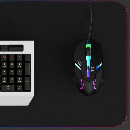 2025 Latest High-Quality Ergonomic Gaming Mouse for Desktop and Laptop Computers,4-Button USB RGB Backlit Mouse