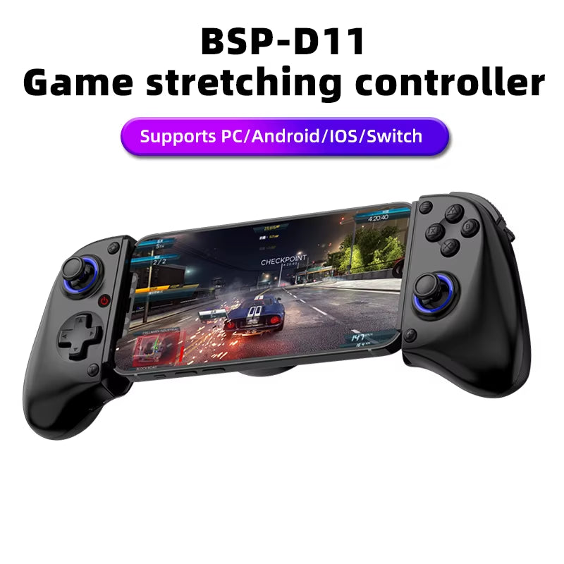 D11 Stretchable Game Controller  Trigger Supports Android Phone/Tablet/Switch/Pc/Ios/Xbox Streaming Controller